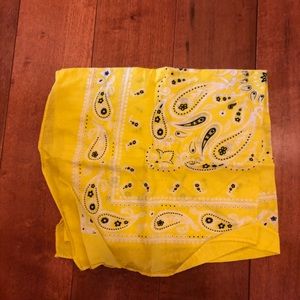 Yellow bandana